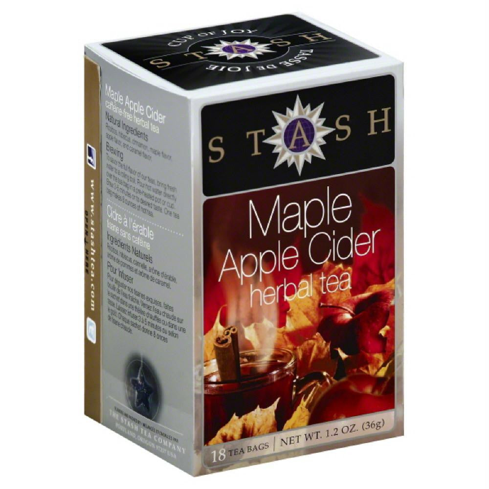 Stash Maple Apple Cider Herbal Tea, 18 Bg (Pack of 6)