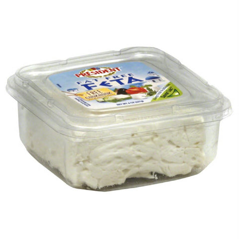 President Fat Free Feta, 8 Oz (Pack of 12)