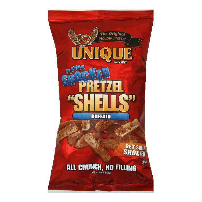 Unique Buffalo Pretzel Shells, 9 OZ (Pack of 12)