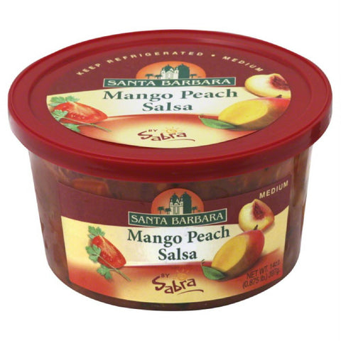 Santa Barbara Medium Mango Peach Salsa, 14 Oz (Pack of 6)