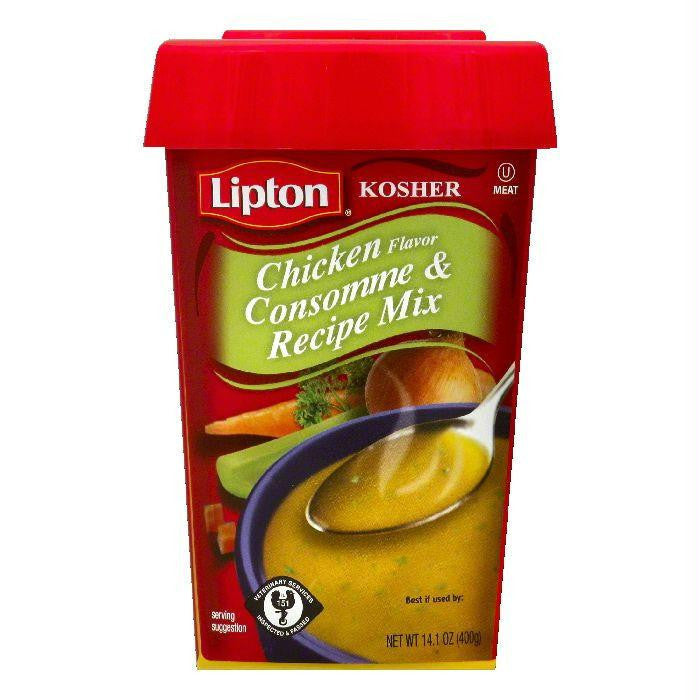 Lipton Chicken Flavor Consomme & Recipe Mix, 14.1 OZ (Pack of 12)