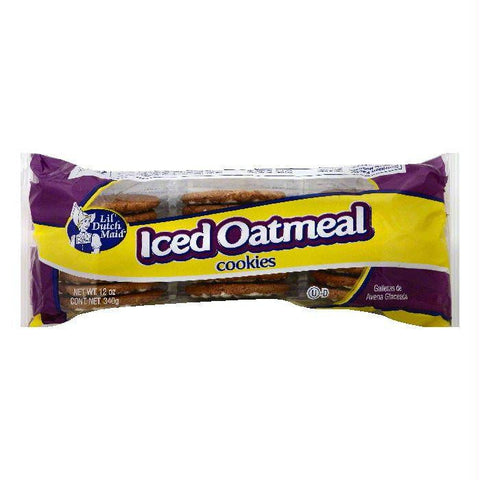 Lil Dutch Maid Iced Oatmeal Cookies, 12 OZ (Pack of 12)