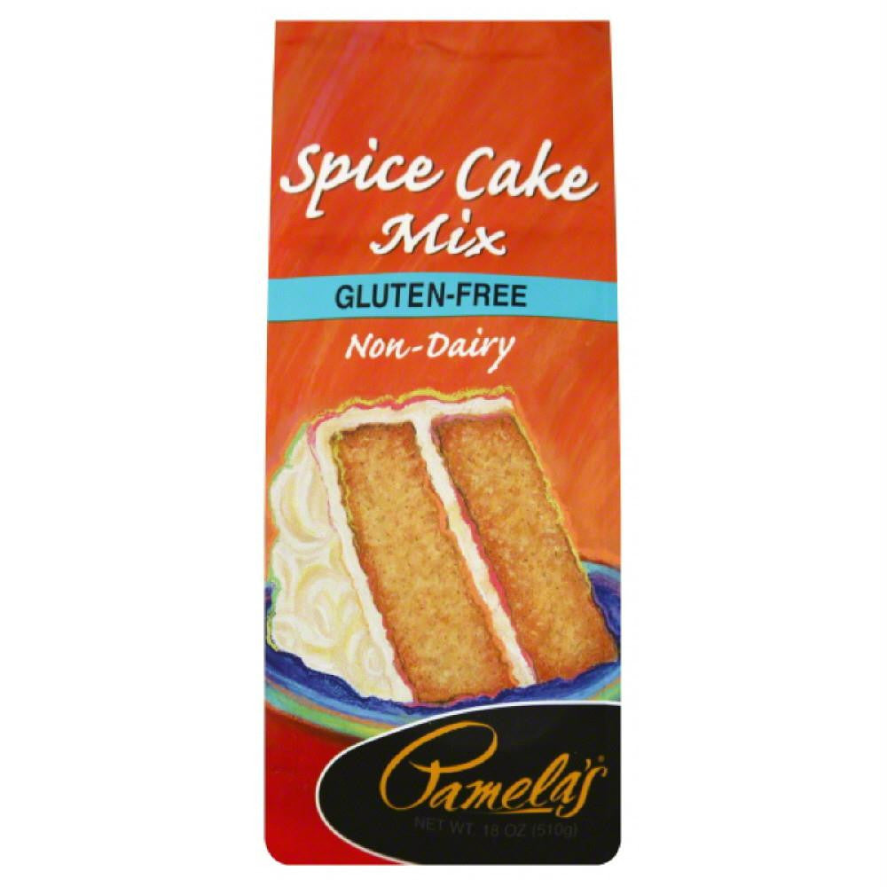 Pamelas Spice Cake Mix, 18 Oz (Pack of 6)