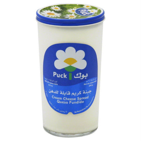 Puck Cream Cheese Spread, 8.5 Oz (Pack of 6)