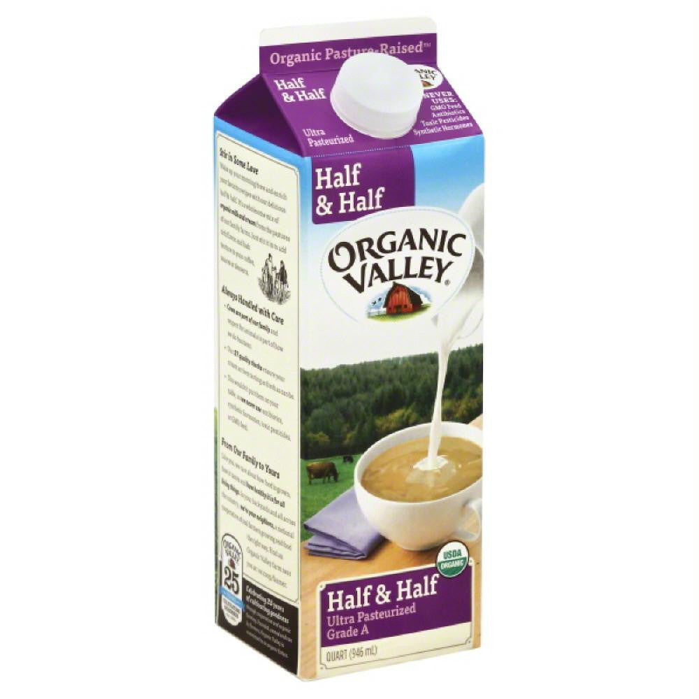 Organic Valley Half & Half, 32 Oz (Pack of 12)