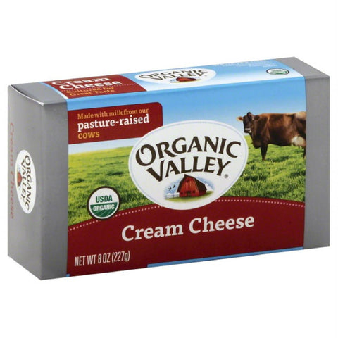 Organic Valley Cream Cheese, 8 Oz (Pack of 12)