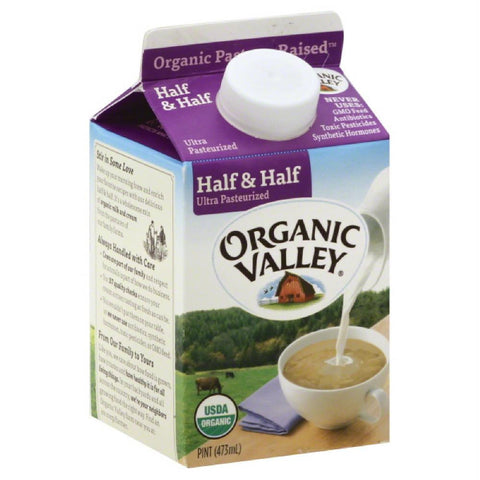 Organic Valley Half & Half, 16 Oz (Pack of 12)