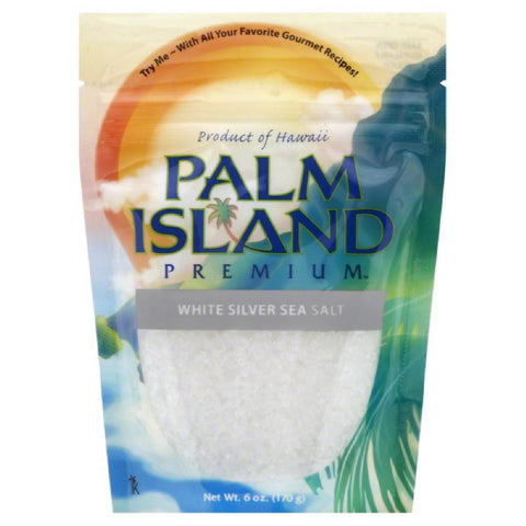 Palm Island Sea Salt White Silver, 4 Oz (Pack of 6)