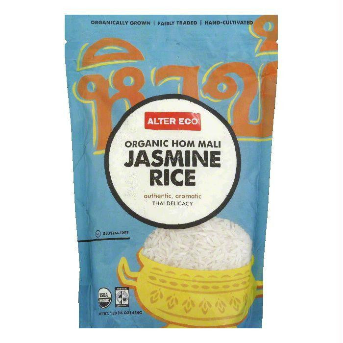 Alter Eco Hom Mali Organic Jasmine Rice, 1 LB (Pack of 8)