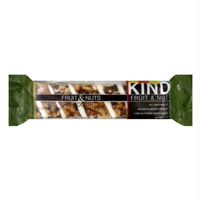 Kind Fruit & Nut with Yogurt, 1.6 OZ (Pack of 12)