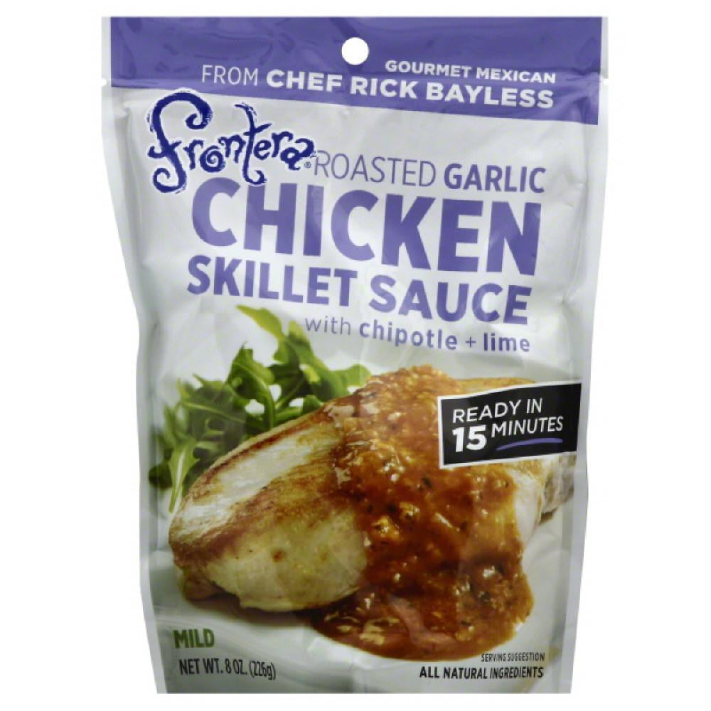 Frontera Mild Roasted Garlic Chicken Skillet Sauce, 8 Oz (Pack of 6)