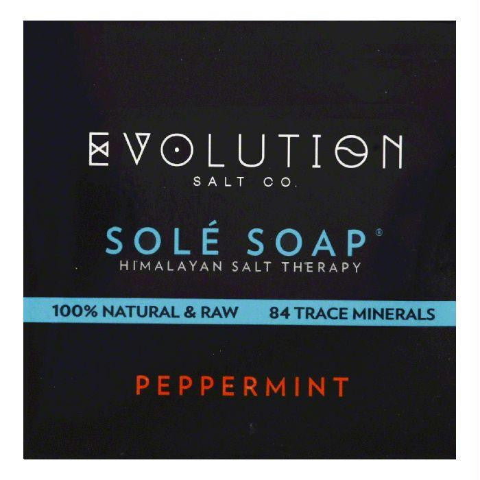 Evolution Salt Peppermint Sole Soap, 4.5 OZ