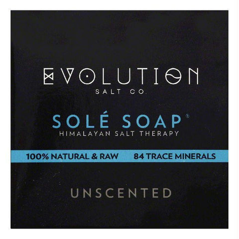 Evolution Salt Unscented Sole Soap, 4.5 OZ