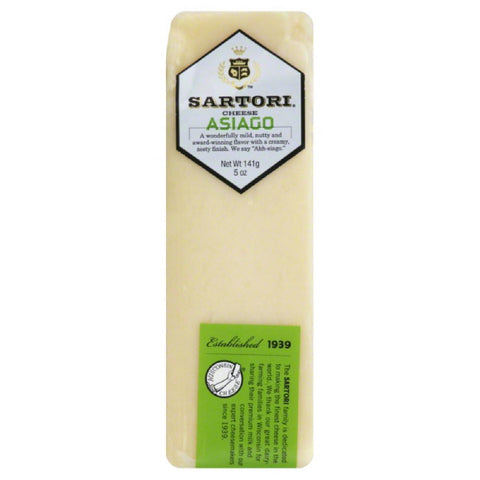 Sartori Asiago Cheese, 5 Oz (Pack of 12)