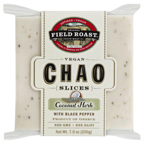 Field Roast Vegan Coconut Herb Chao Slices, 7 Oz (Pack of 12)