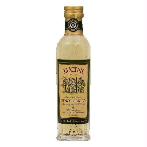 Lucini Pinot Grigio Italian Wine Vinegar, 8.5 OZ (Pack of 6)