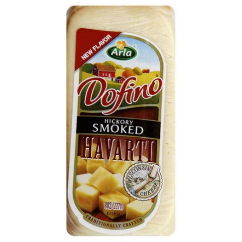 Dofino Hickory Smoke Havarti Cheese, 8 Oz (Pack of 12)