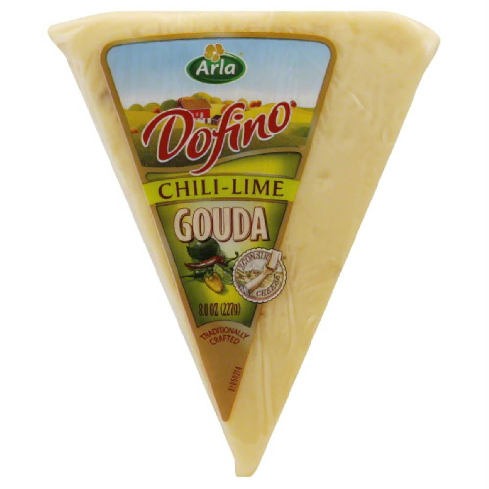 Dofino Chili Lime Gouda Cheese, 8 Oz (Pack of 12)