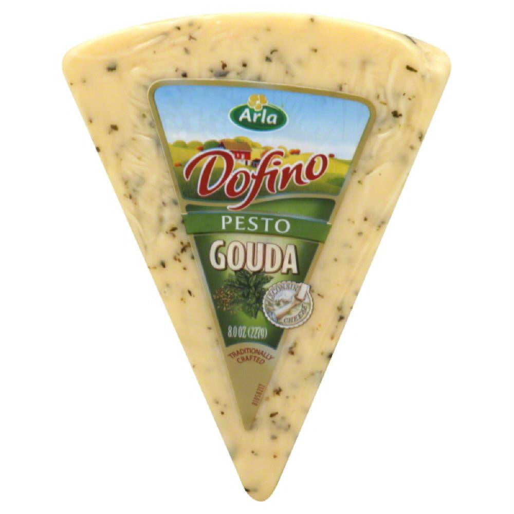 Dofino Pesto Gouda Cheese, 8 Oz (Pack of 12)