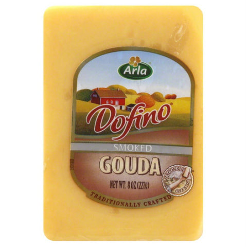 Dofino Smoked Gouda Cheese, 8 Oz (Pack of 12)