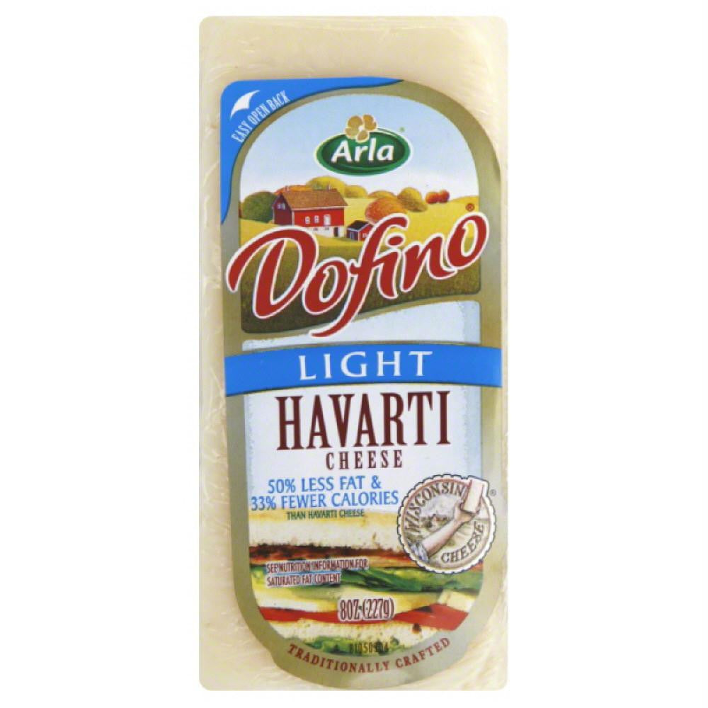 Dofino Light Havarti Cheese, 8 Oz (Pack of 12)