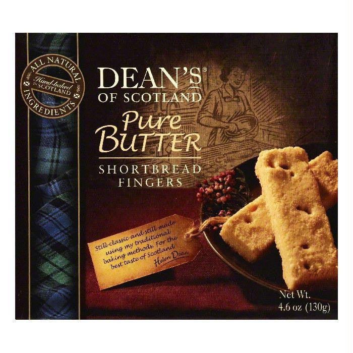 Deans Pure Butter Shortbread Fingers, 4.6 OZ (Pack of 10)