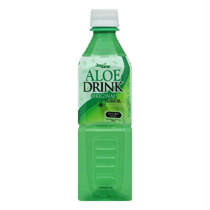 Jayone Original Flavor Aloe Drink, 16.9 Oz (Pack of 20)