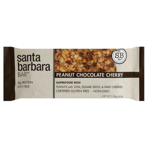 Santa Barbara Bar Peanut Chocolate Cherry Nutrition Bar, 1.58 Oz (Pack of 12)