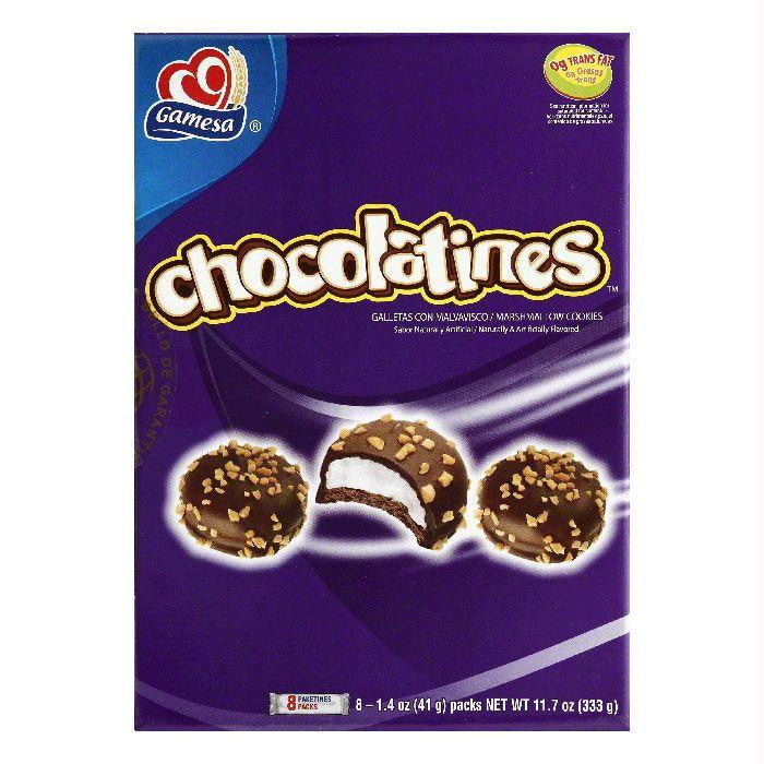 Gamesa Chocolatines Marshmallow Cookies, 8 ea (Pack of 12)