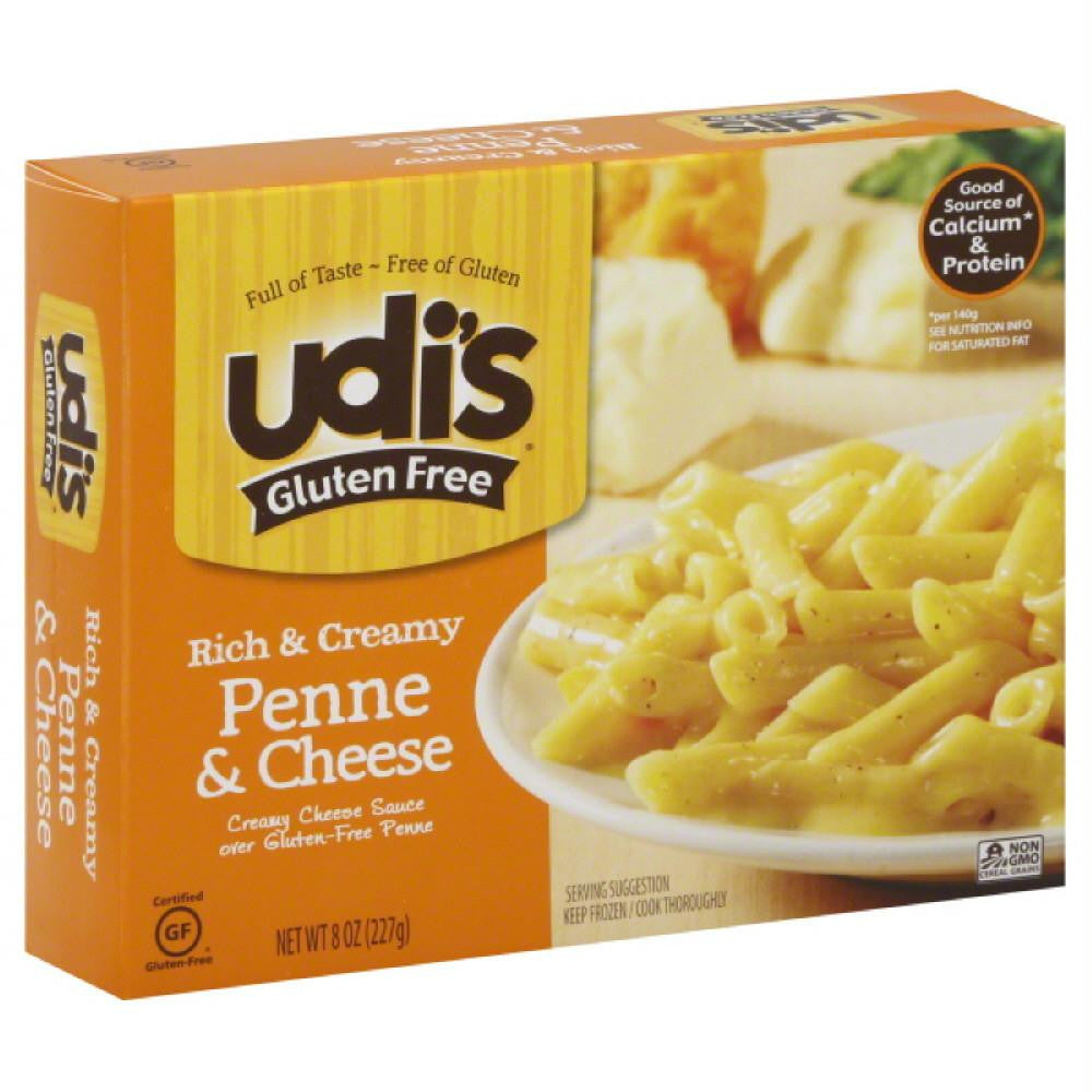 Udis Penne & Cheese, 8 Oz (Pack of 6)