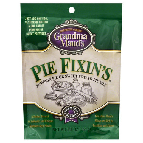 Grandma Mauds Pumpkin Pie or Sweet Potato Pie Pie Fixin's, 5.8 Oz (Pack of 8)