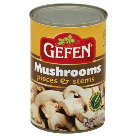 Gefen Pieces & Stems Mushrooms, 8 Oz (Pack of 24)