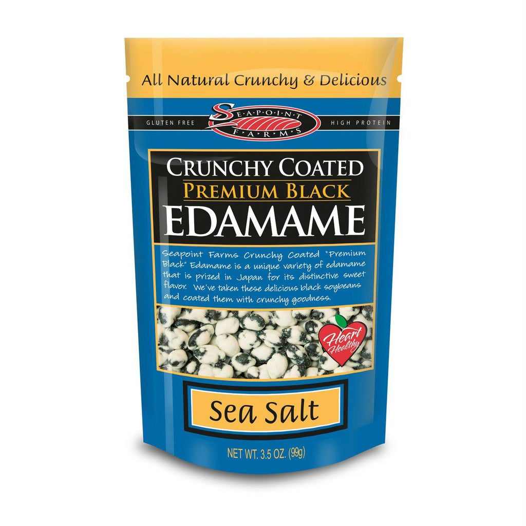 Sea Point Farms Original Black Salted Edamame, 3.5 OZ (Pack of 12)