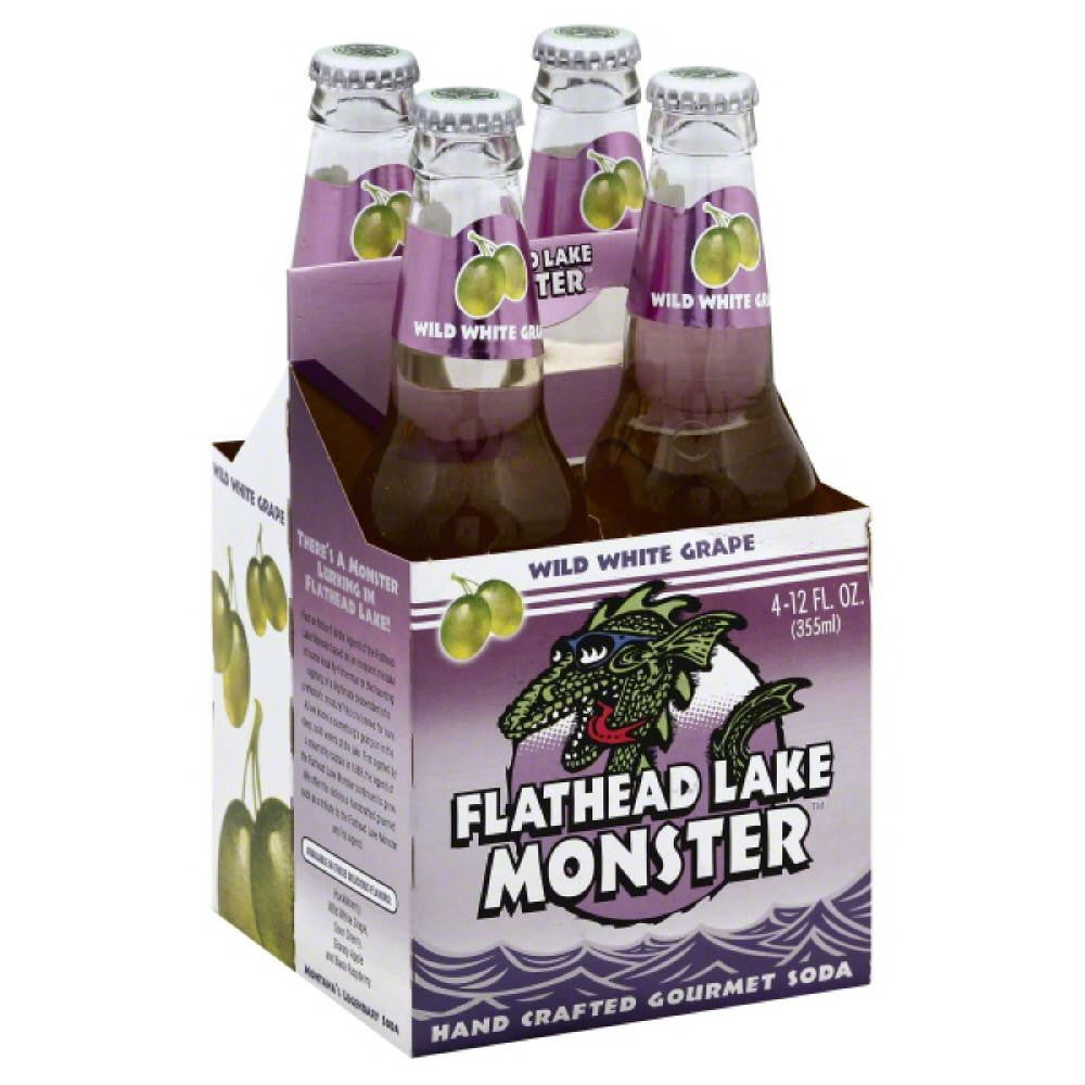 Flathead Lake Wild White Grape Gourmet Soda, 48 Fo (Pack of 6)