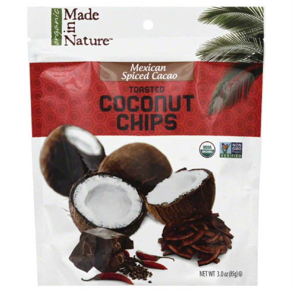 Made In Nature Mexican Spiced Cacao Toasted Coconut Chips, 3 Oz (Pack of 6)