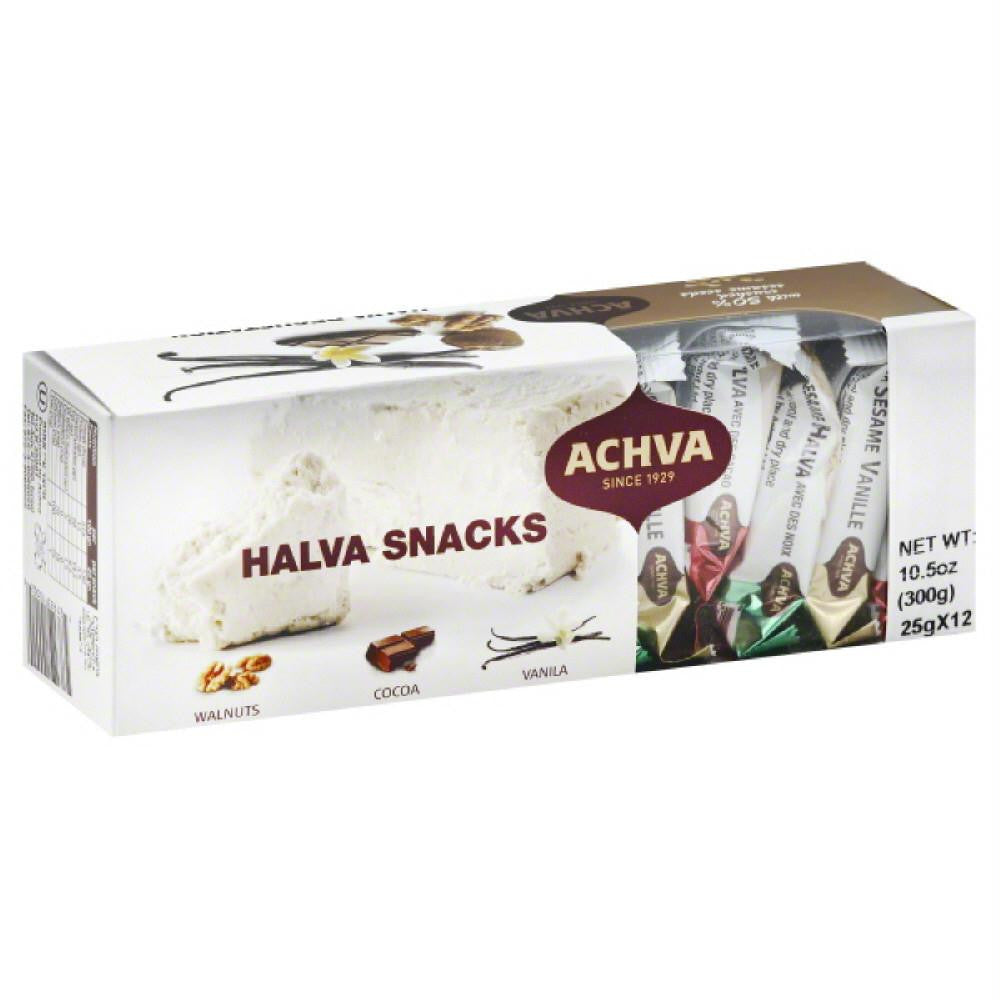 Achva Halva Snacks, 10.5 Oz (Pack of 12)