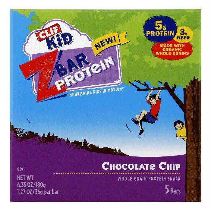 Clif Chocolate Chip Protein Z Bar, 6.35 Oz (Pack of 6)