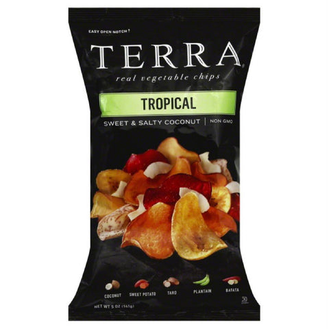 Terra Tropical Real Vegetable Chips, 5 Oz (Pack of 12)