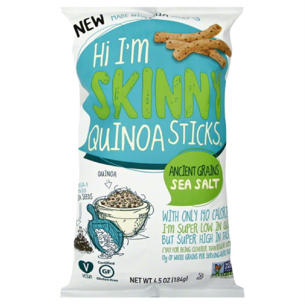 Hi I'm Skinny Sea Salt Ancient Grains Quinoa Sticks, 7 Oz (Pack of 12)