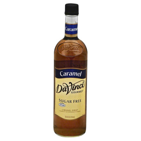 DaVinci Gourmet Sugar Free Caramel Syrup, 25.4 Oz (Pack of 12)