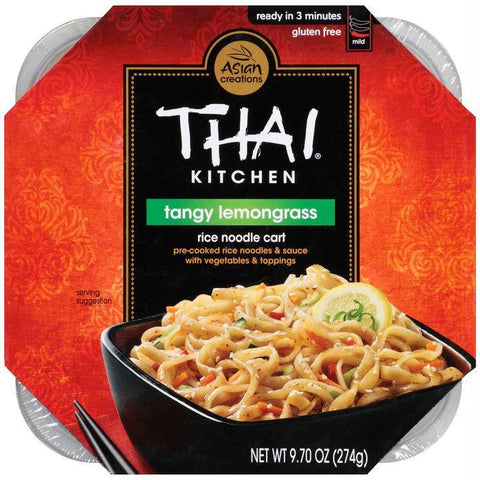 Thai Kitchen Rice Noodle Cart Tangy Lemongrass 9.70 Oz Microwave Bowl (Pack of 6)