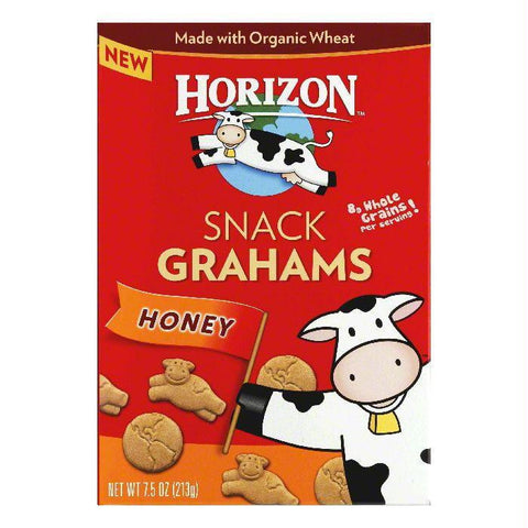 Horizon Honey Snack Grahams, 7.5 Oz (Pack of 12)