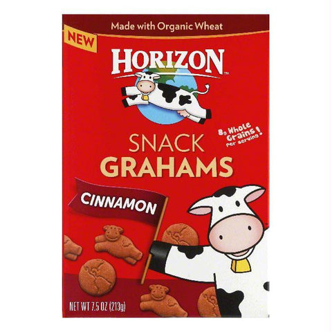 Horizon Cinnamon Snack Grahams, 7.5 Oz (Pack of 12)