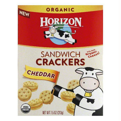 Horizon Cheddar Sandwich Crackers, 7.5 Oz (Pack of 12)