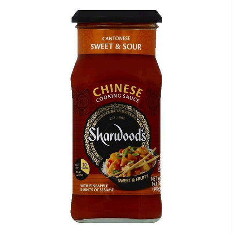 Sharwoods Cantonese Sweet & Sour Chinese Cooking Sauce, 14.1 OZ (Pack of 6)