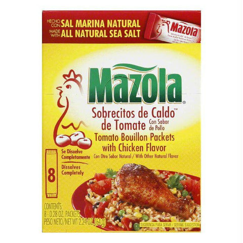 Mazola Tomato with Chicken Flavor Bouillon Packets, 8 ea (Pack of 12)