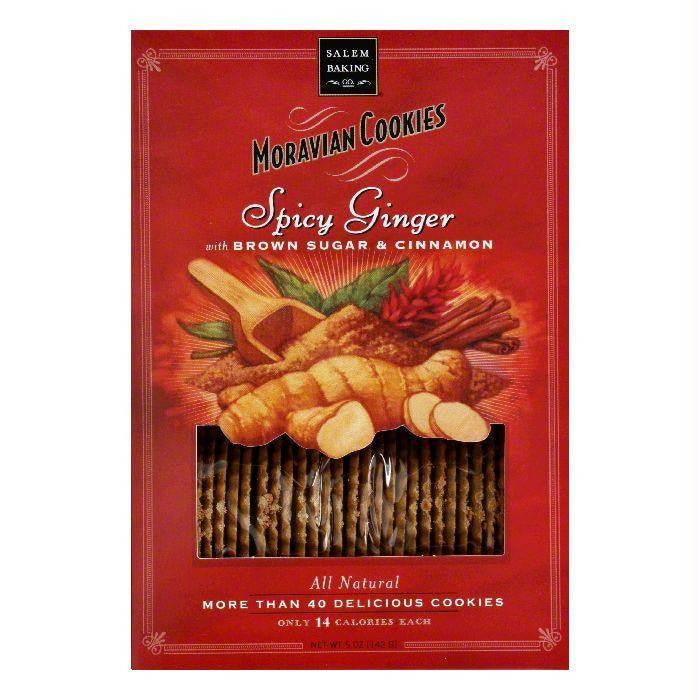 Salem Baking Cookie Spicy Ginger Brown Sugar Moravian Cinn, 5 OZ (Pack of 6)