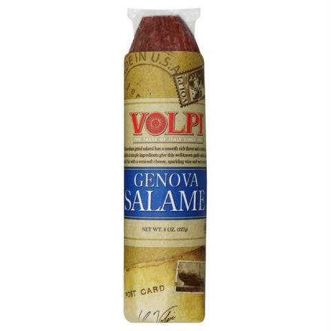 Volpi Genova Salame, 8 Oz (Pack of 12)