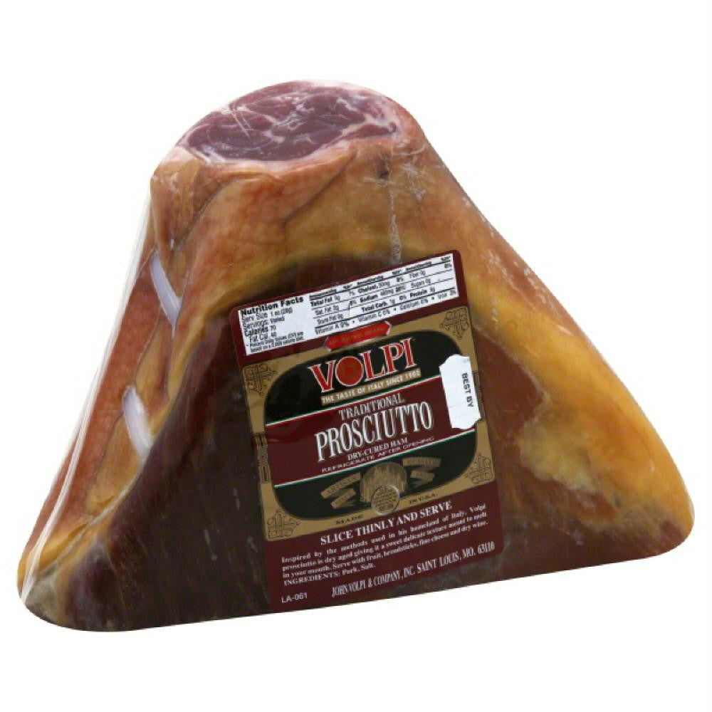 Volpi Traditional Prosciutto, 4 Lb (Pack of 2)