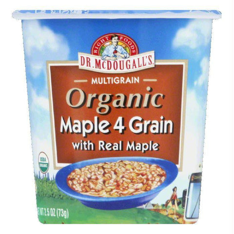 Dr. McDougall's Maple 4 Grain with Real Maple, 2.5 OZ (Pack of 6)